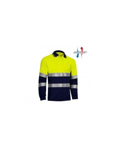 POLO AV1 COOLDRY M/LARGA PLAVB-1065_COOL