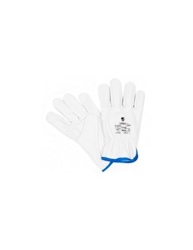 GUANTE TODO FLOR VACUNO GRIS C/RIBETE...